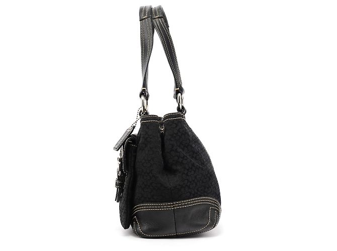Coach Borsa Tote 3646 Black Signature Soho - vista 2