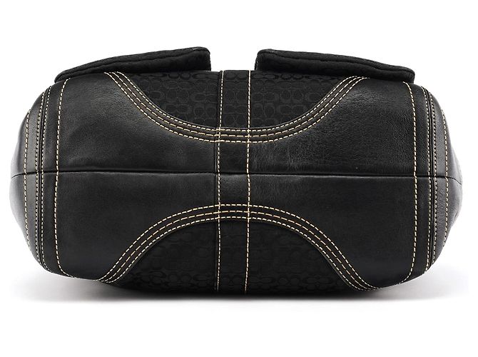 Coach Borsa Tote 3646 Black Signature Soho - vista 4