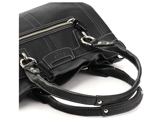 Coach Borsa Tote 13164 in pelle martellata nera - vista 10