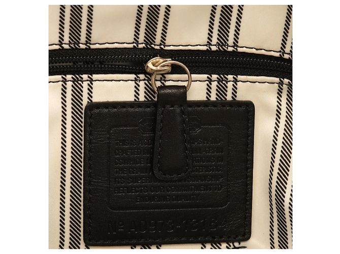 Coach Borsa Tote 13164 in pelle martellata nera - vista 13