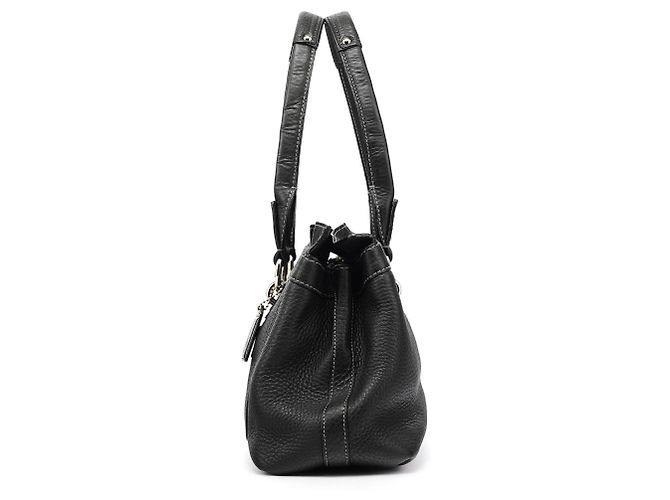 Coach Borsa Tote 13164 in pelle martellata nera - vista 2