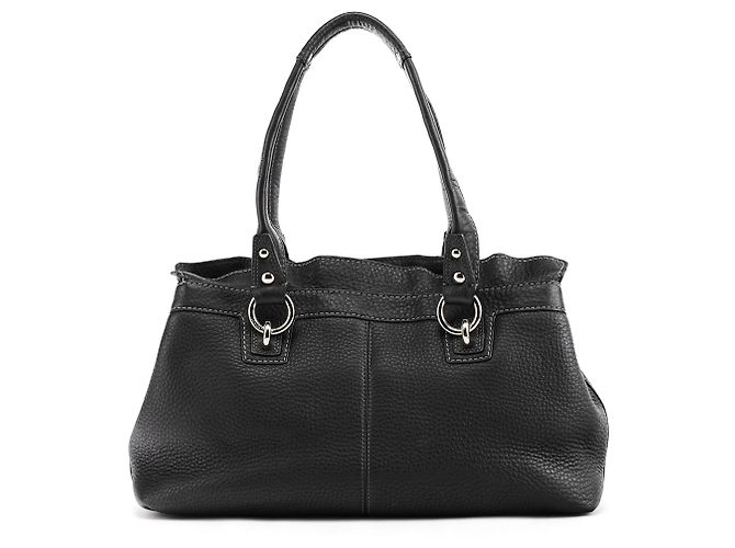 Coach Borsa Tote 13164 in pelle martellata nera - vista 3