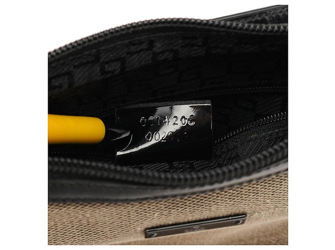 Gucci 001 4206 Borsa a tracolla in tela Beige Black - vista 15