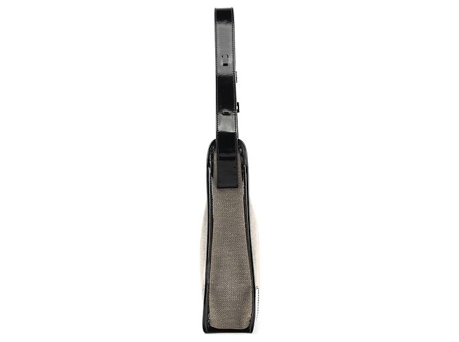 Gucci 001 4206 Borsa a tracolla in tela Beige Black - vista 2
