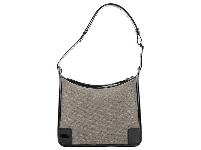 Gucci 001 4206 Borsa a tracolla in tela Beige Black - vista 3