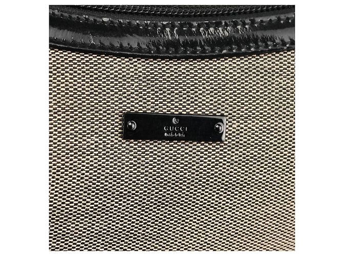 Gucci 001 4206 Borsa a tracolla in tela Beige Black - vista 6