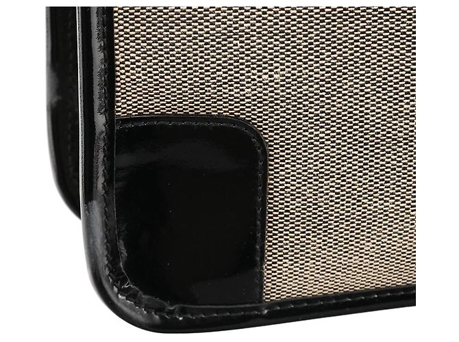 Gucci 001 4206 Borsa a tracolla in tela Beige Black - vista 9