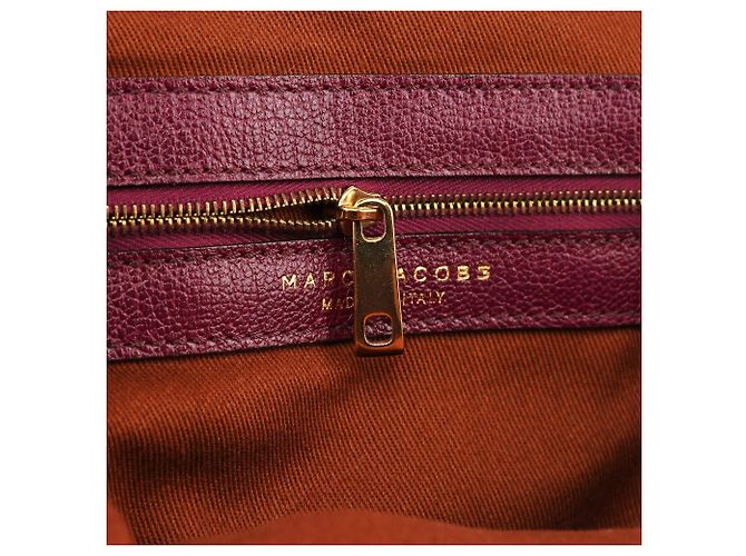 Marc Jacobs Borsa a tracolla Stam in pelle trapuntata viola - vista 10