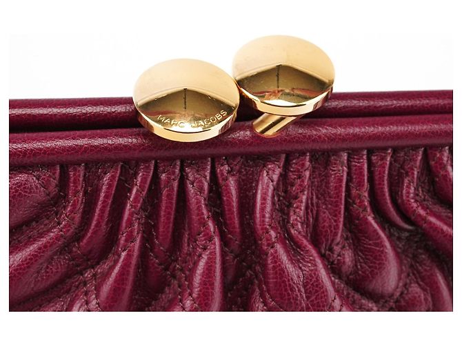 Marc Jacobs Borsa a tracolla Stam in pelle trapuntata viola - vista 6