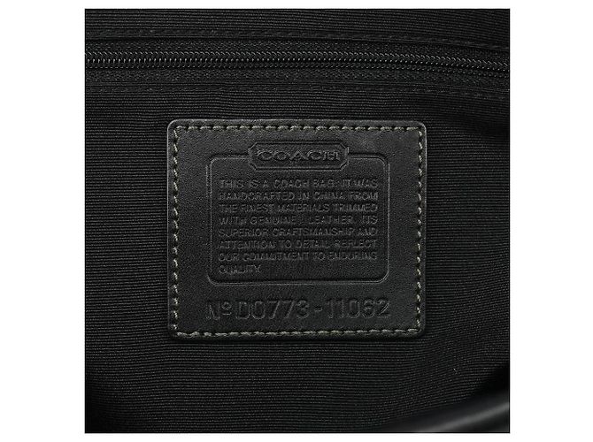 Coach 11062 Borsa Black Signature Turnlock Tote Bag - vista 11