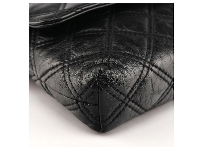 Marc Jacobs Borsa a tracolla con patta in pelle trapuntata nera - vista 8