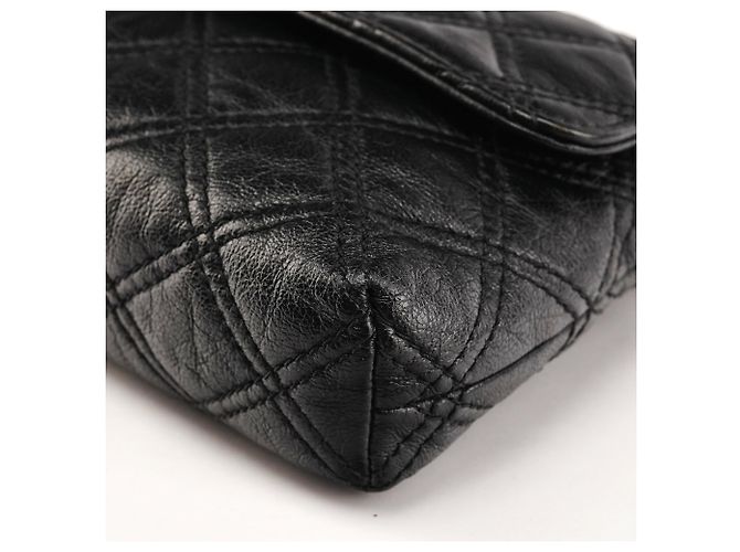 Marc Jacobs Borsa a tracolla con patta in pelle trapuntata nera - vista 9