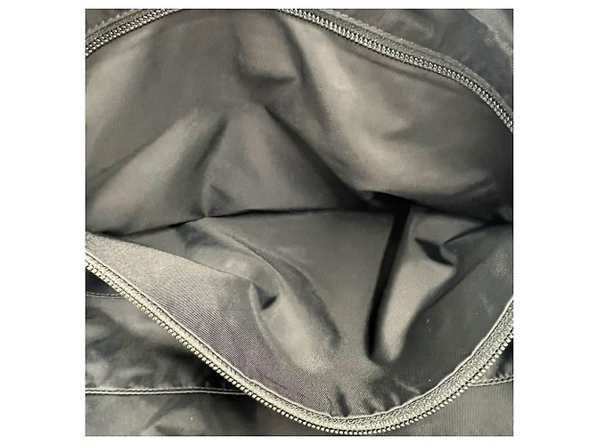 Borsa business 2-way in nylon e pelle con logo Guccissima Gucci - vista 10