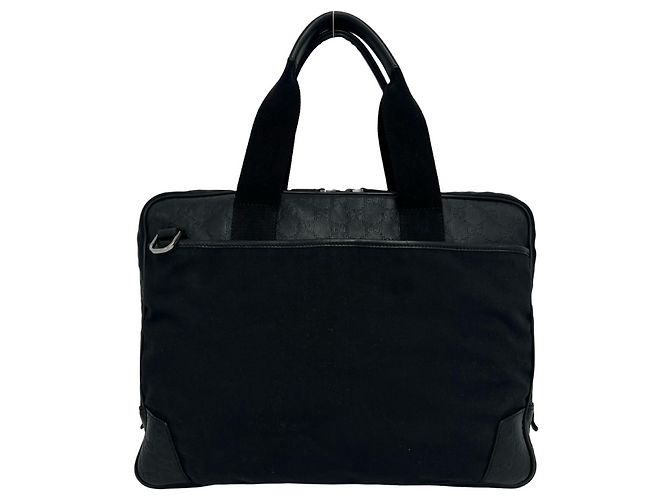Borsa business 2-way in nylon e pelle con logo Guccissima Gucci - vista 3