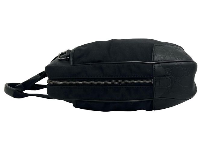 Borsa business 2-way in nylon e pelle con logo Guccissima Gucci - vista 5
