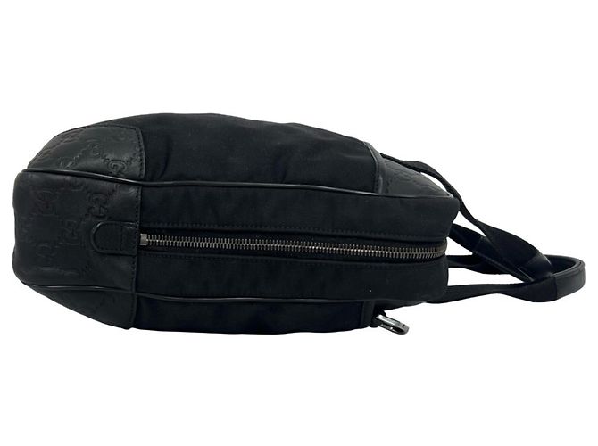 Borsa business 2-way in nylon e pelle con logo Guccissima Gucci - vista 6