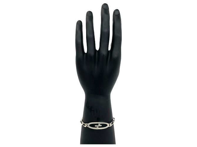 Bracciale GUCCI Vintage GG Logo in Argento Sterling 925 - vista 2