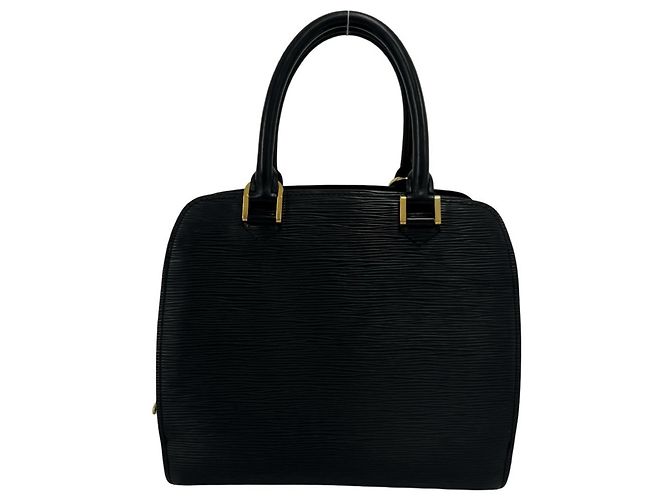 Borsa a mano Louis Vuitton Pont Neuf in pelle Epi nera - vista 3