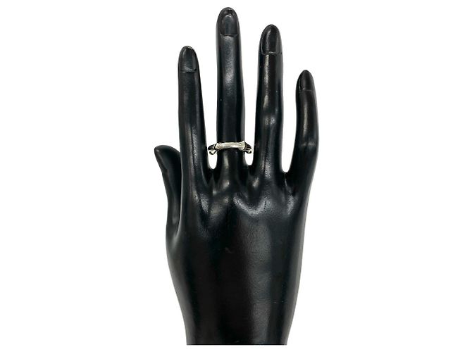 Autre Marque Anello Tiffany Vintage Bamboo in Argento 925 - vista 2
