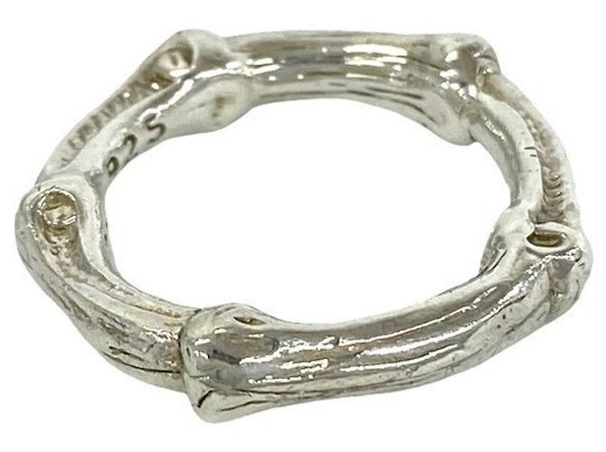 Autre Marque Anello Tiffany Vintage Bamboo in Argento 925 - vista 5