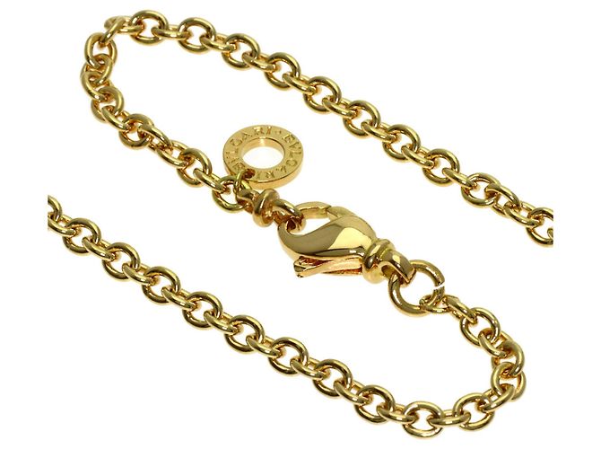 Bulgari Collana a catena Bvlgari in oro giallo 18K - vista 3