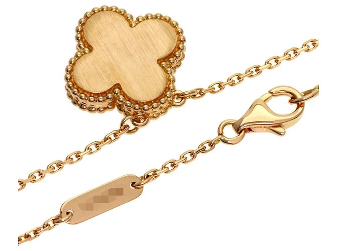 Collana Van Cleef & Arpels Alhambra Madreperla Nera e Diamanti - vista 2