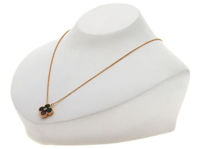 Collana Van Cleef & Arpels Alhambra Madreperla Nera e Diamanti - vista 4