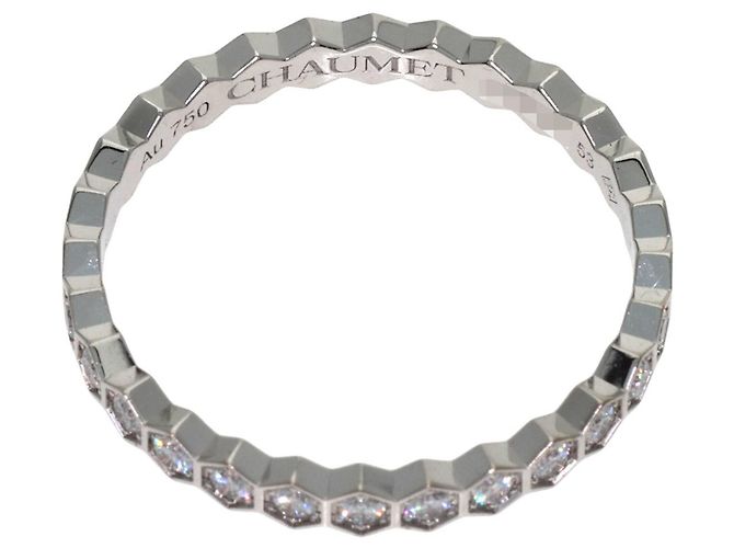 Anello Chaumet Be My Love Honeycomb interamente diamantato - vista 4