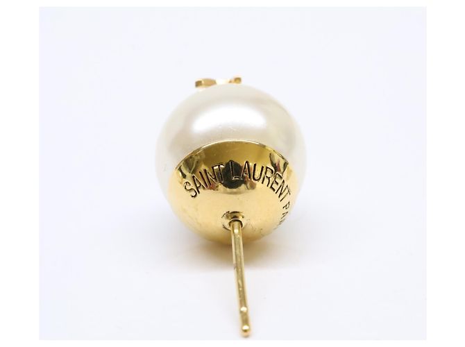 Orecchini asimmetrici Yves Saint Laurent Cassandra Logo - vista 6