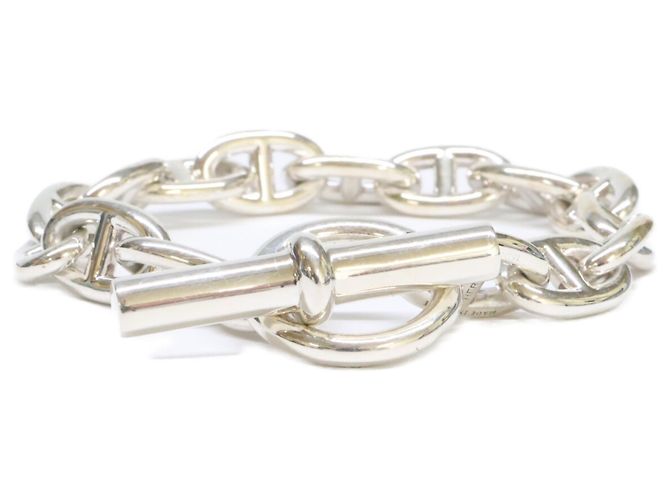 Chaîne d'ancre Hermès Bracciale con Charm Hermes Silver 925 Chaine d'Ancre MM - vista 2