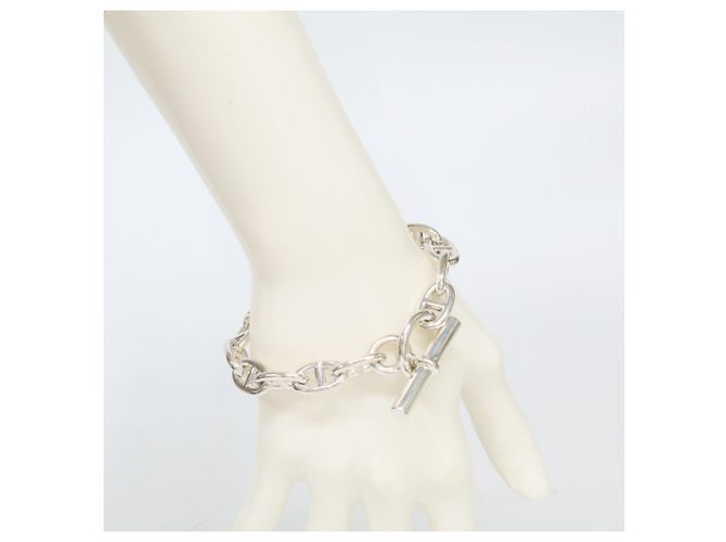 Chaîne d'ancre Hermès Bracciale con Charm Hermes Silver 925 Chaine d'Ancre MM - vista 9