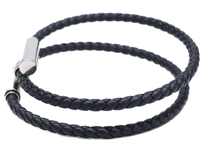 Hermès Braccialetto in pelle Tourni Tresse HERMES - vista 2