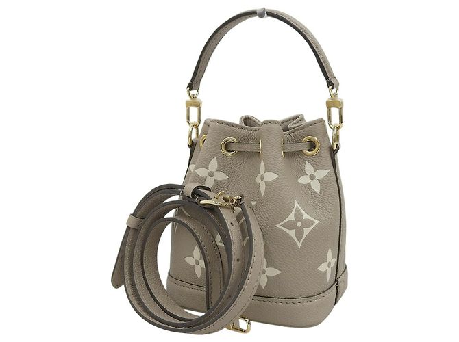 Borsa Louis Vuitton Bicolor Monogram Empreinte Nano Noe - vista 2