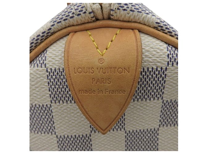 Borsa Louis Vuitton Damier Azur Speedy 25 - vista 10