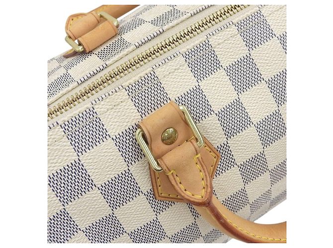 Borsa Louis Vuitton Damier Azur Speedy 25 - vista 5