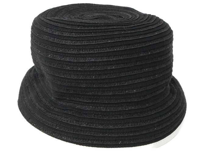 Cappello a secchiello Chanel 22P Coco Mark Paper - vista 3
