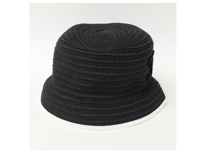 Cappello a secchiello Chanel 22P Coco Mark Paper - vista 4