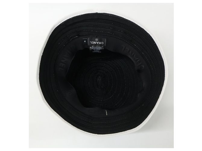 Cappello a secchiello Chanel 22P Coco Mark Paper - vista 6