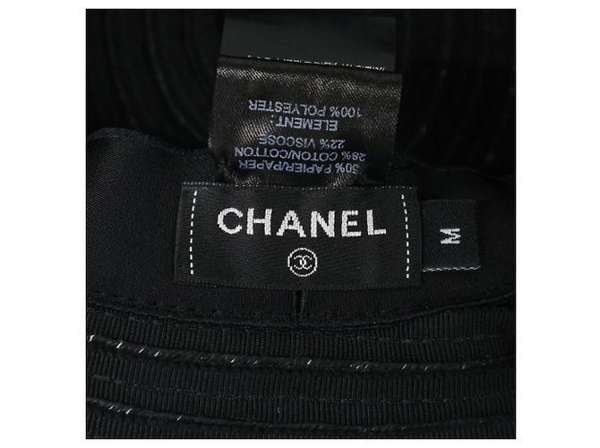 Cappello a secchiello Chanel 22P Coco Mark Paper - vista 7