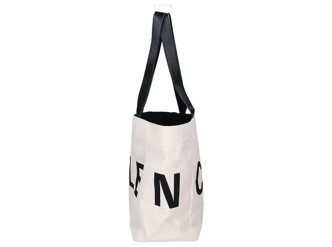Balenciaga Logo Canvas Leder Tote Bag - Ansicht 2
