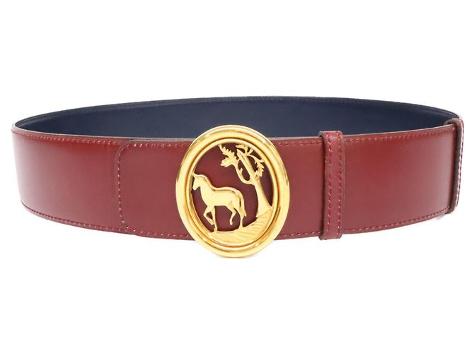 Hermès Hermes Wendelgürtel aus Leder - Ansicht 2