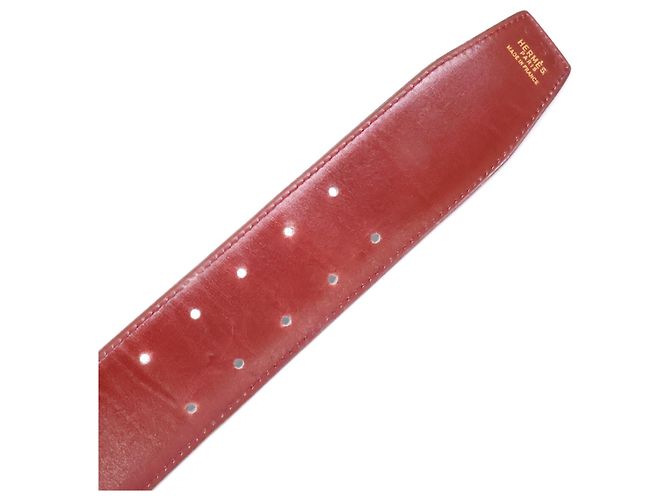 Hermès Hermes Wendelgürtel aus Leder - Ansicht 6