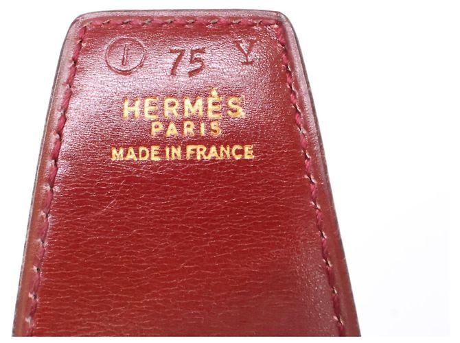 Hermès Hermes Wendelgürtel aus Leder - Ansicht 8