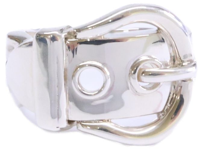 Hermès Anello Band Hermes 925 Boucles Sellier - vista 2