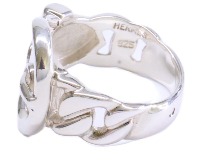 Hermès Anello Band Hermes 925 Boucles Sellier - vista 3