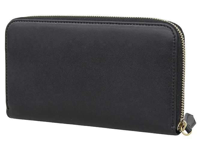 Fendi Black Leather Long Wallet - view 2