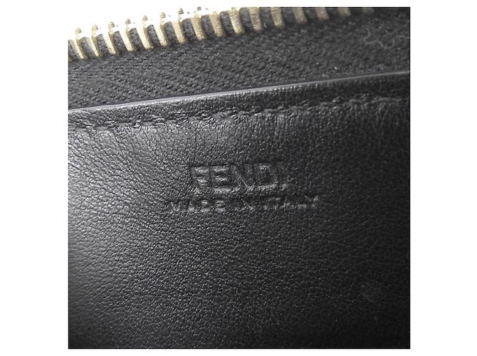 Fendi Black Leather Long Wallet - view 9