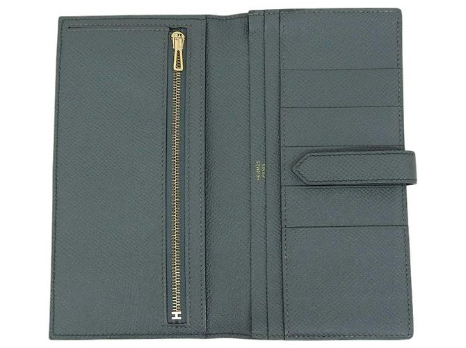 Béarn Hermès Hermes Bearn Soufflé Bi-fold Langer Geldbeutel - Ansicht 3