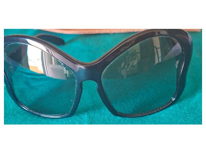 Prada SPR 18I Gafas de Sol Butterfly de Acetato Negro - vista 2