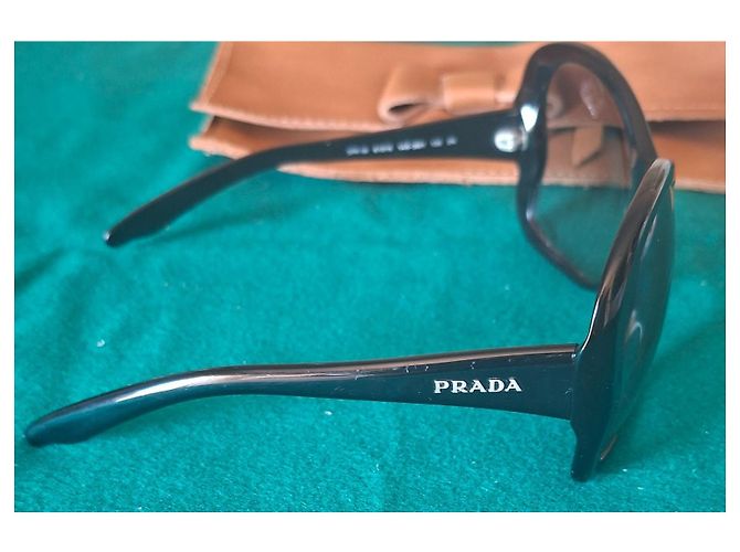 Prada SPR 18I Gafas de Sol Butterfly de Acetato Negro - vista 4